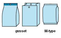 Envasadora de bolsa prefabricada para bolsas con fuelle lateral
